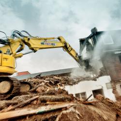 Abrissarbeiten durch Staritz aus Aachen Köln